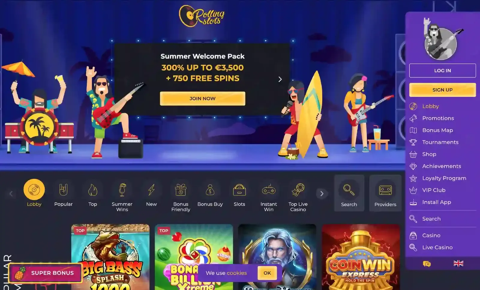 Rolling Slot Casino screenshot 2