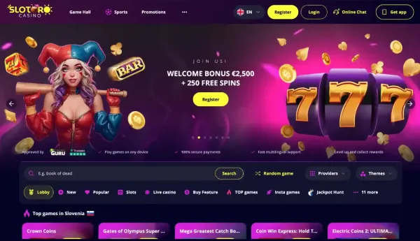 Slotoro Casino screenshot 1